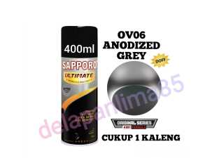 Sapporo Ultimate OV06 Anodized Grey / cat velg / cat semprot / cat aerosol / pilok