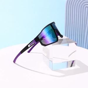 2/3/7Pcs Men’s Trendy Wraparound Sports Sunglasses Set Vibrant‑Color Stylish Eyewear Great Gift for Daily Outings