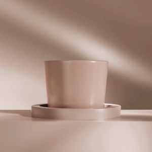 MHW-3BOMBER CERA Series Ceramic Coffee Cup White/Pink/Black - 240ml