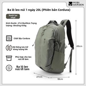 Mobi Garden | Balo Dung Lượng Lớn Nhẹ