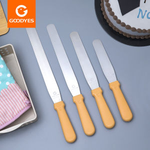 Stainless Steel Cream Knife 6 8 10 Inch Cake Decorating Smoothing Straight Kiss Commercial Baking Tool Small Scraper