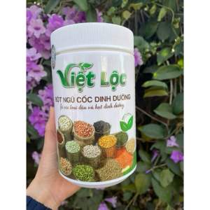 Bột ngũ cốc Việt Lộc cho mẹ bầu & người chuẩn bị mang thai- thanh nhẹ dễ uống dinh dưỡng 18 loại hạt