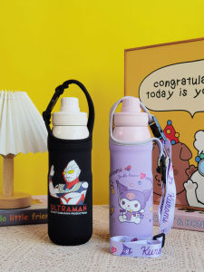 Túi Đựng Nước Thể Thao Dung Tích Lớn 580ml Có Dây Đeo Vai Chống Rơi Túi Đựng Nước Bình Giữ Nhiệt Túi Đựng Đồ Dùng Ăn Uống