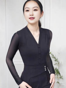 Áo Tập Khiêu Vũ Latin Dài Tay Lưới Mới Cho Nữ Quần Áo Khiêu Vũ Quốc Tế Khiêu Vũ Hiện Đại Khiêu Vũ Samba Khiêu Vũ Rumba