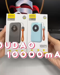 Dudao K21 Powerbank | 10000 mAh | 22.5 W Fast Charge | Slim & Portable | USB-C + USB-A Dual Port