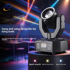 Đèn Beam Mini 30W LED Di Động 4 Trong 1 Hiệu Ứng RGBW Điều Khiển Từ Xa DMX512 Và Bằng Giọng Nói Dành Cho DJ Vũ Trường Bar Sân Khấu