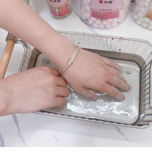 Thickened Rectangular Nail Care Hand Soaking Bowl Makeup Remover Storage Box Professional Beauty Tool for Hand Treatment
