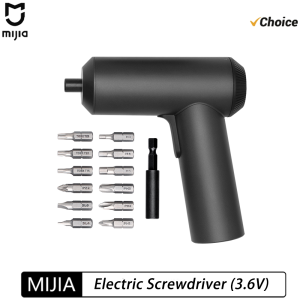 NEW MIJIA Electric Screwdriver 3.6V 2000mAh 5N.M Torque Electric Screwdriver Household With 12Pcs S2 Screw Bits Mi Home Tools