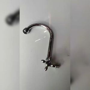 KRAN ANGSA FLO DINDING BALANCING & KERAN LEHER CUCI PIRING crom chrome SILVER KERAN ANGSA