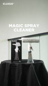 ELUXGO EM11 Multipurpose Microfiber Magic Spray Cleaner - 3-in-1 Cleaning Tool with Washable Sponge 360° Rotation Ideal for All Surfaces - Eluxgo Official Store