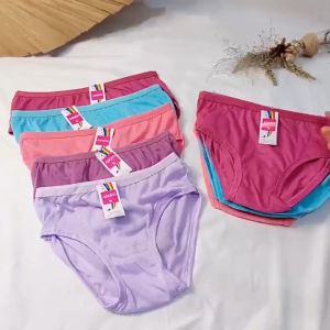 1 LUSIN / 12 PCS Celana dalam wanita Undies polos DENTA AIKO