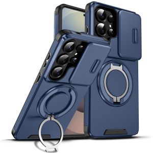 szhaiyu | Phone Case for Samsung Galaxy S26 S23 S22 S21 Ultra S26 Edge S26 S25 S24 Plus S25 FE 360 Degree Rotating Magnetic Bracket Cover
