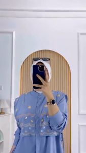 Soraya Maxy Ceruty Apk Bordir Gamis Wanita Remaja Murah Tapi Mewah Dress Wanita Terbaru 2024 Viral