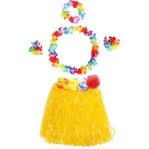 FANGFU | Hawaiian Style Hula Dance Costume Set