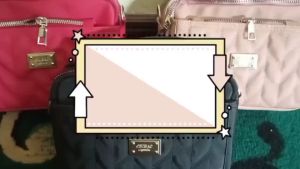 SUNADHE BAGS QAYLA TAS SELEMPANG MURAH CHIBAOO TAS WANITA SELEPANG MINI SLINGBAG BORDIR 3 RUANG BAHAN NYLON TALI MISBAN