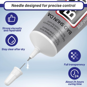 B7000 Jewelry Screen Border Glue Waterproof Clear Adhesive Universal Glass Bonding Agent Repair Point Drill Rhinestone DIY Bonding Elastic Glue Tool 15/25/50/110ml1-3pcs.