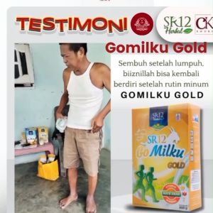 GoMilku Gold SR12 1000 gr 40 Sachet Susu Tulang dan Sendi Orang Tua BPOM Halal Susu Kambing Etawa