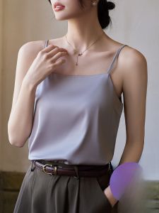 MiiOW | Cool and Flowing Ice Silk Satin Tank Top