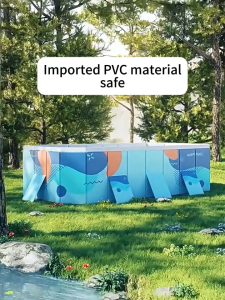 Non-inflatable Foldable swimming pool Children adult swimming pool Family outdoor large bracket pool