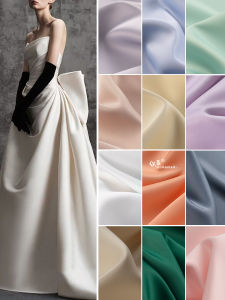 Vải Acetate Polyester Dày Mờ Hai Mặt Chống Nhăn Cho Thiết Kế Quần Áo Vải Trang Trí Thủ Công Vải Trang Trí Chuyên Nghiệp