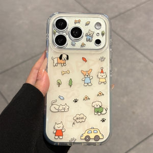 SENBO | Cute Cat and Dog Pattern Advanced Ultra-thin Silicone Full Protection Phone Case