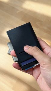 SIVA RFID Block Card Holder with Sleeve – Secure Slim Design RFID/NFC Blocking Holds 8 Cards