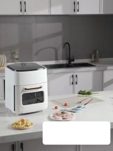 WangGe หม้อไร้น้ำมัน 12L ความจุขนาดใหญ่ หม้อทอดไร้น้ำมัน มัลติฟังก์ชั่นไขมันต่ำ ไร้น้ำมัน Air Fryer หม้อทอดไร้มัน2025