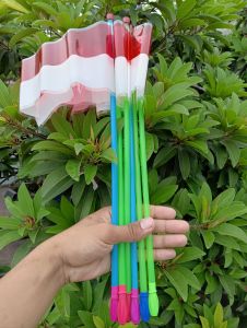 Fp Sepak 20 Pcs Mainan Bendera Merah Putih Peluit gagang