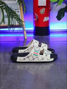 Sandal Pria Terbaru Double Strap Casual 2025 Fashion Import Sendal Pria Slip Karet Distro Slop On Eva Flat Sepatu Sandal Cowok Kekinian