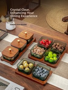 Creative Partitioned Fruit and Snack Dish