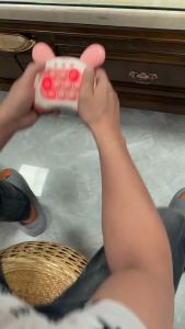 Konsol Game Pop It Quick Push Mainan Anak WhacK-a-mole Mainan Anti Stres Pop It Bubble LV 50 - 200