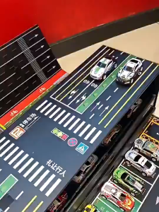 Đồ chơi Mô Hình 48 Xe Ô Tô Đồ Chơi Bằng Hợp Kim Chạy Đà Đường Đua Hộp Đựng Hình Thùng Container