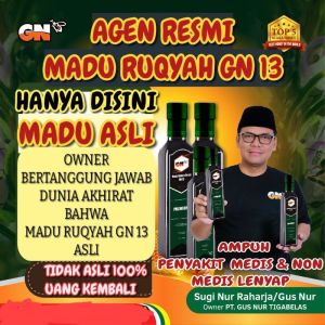 Madu Rukiyah gn 13 gn13 Gusnur Dewasa Madu Ruqyah Terapi Sihir Asli Murni Original