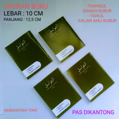 Buku Khusus Tawasul Tahlil Jiarah Singkat Ukuran Buku Pas Kantong