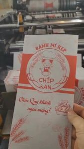 HN 500 Túi giấy đựng bánh mì pate giá rẻ - Đảm bảo an toàn và chất lượng tươi ngon nhất ( Túi giấy bánh mì )