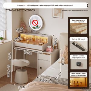 ZUNTONGGE | Storage Compact Vanity Table 60cm