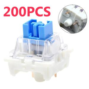 10/50/200pcs Keyboard Switch Keyboard Clicker Key Replacement 3 Pin Tactile Switch Plastic For Replacement Accessories