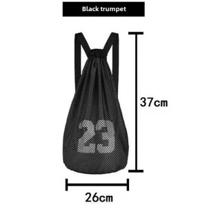Soleton Multi-Functional Football Bag Training Bag Net Pocket Storage Backpack Kids Lightweight Portable Sports Basketball Bag