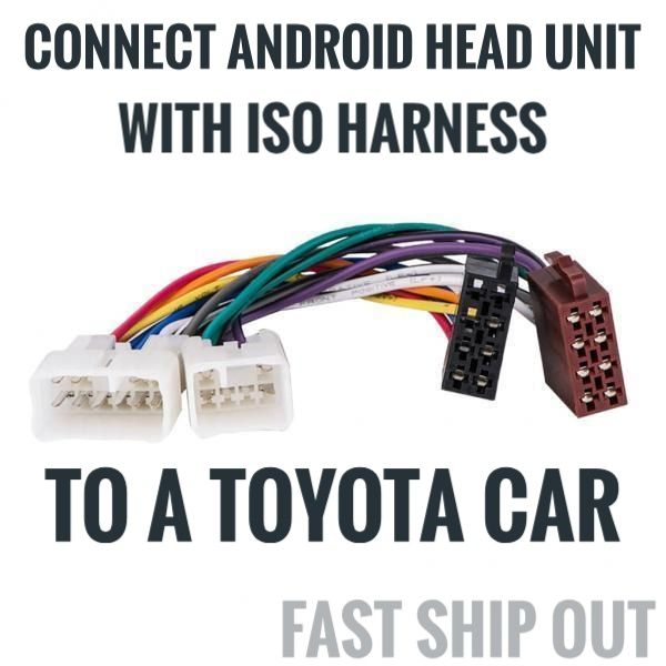 Toyota Car Stereo Harness Female ISO Innova Vios Fortuner Avanza