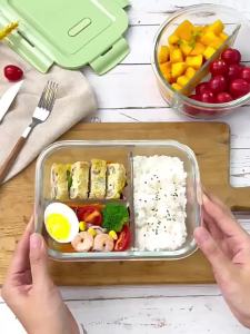 Food Grade Microwave Safe Fridge Storage Meal Box