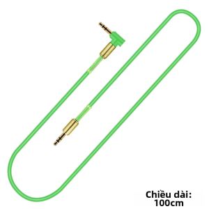 NNBILI 3.5MM Cáp Âm Thanh Aux Đực 1M Jack Cắm Cáp Âm Thanh Cho Xe Samsung Tai Nghe Loa Dây Dây Aux Dây