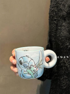 Cute Disney Stitch Ceramic Mug for Couples