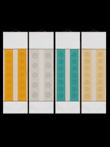 Handmade Wax Dyed Xuan Paper Hanging Scroll Calligraphy Practice Long Scroll Blank Paper Traditional Handmade Art Decorative