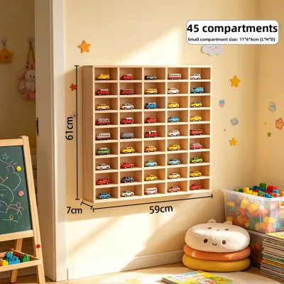 MUJIAOTOU | Childrens Toy Car Storage and Display Rack