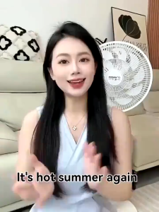 Premium 2IN1 Smart Adjustable Standing Floor Fan/Air Circulation Fan/ 15 Bionic Blades Double-Layer