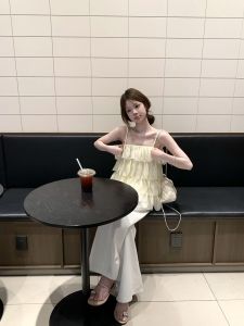 VKSOD | Sweet Summer Top And Wide Leg Pants Set Womens Strap Vest Casual Outfit Girls Beautiful Small Shirt Floral Season Ensemble