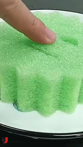 [Local Seller] 3pcs/pack Scrub Shooting Star Dish Washing Scrub Sponge Creative Magic Cleaning Sponge for Home Tough Stain Oil