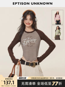 Eptison Long Sleeve Short T-Shirt Womens Fashion Slim Fit Sweet And Spicy Style Polyester Fiber 69 per Piece Winter New Arrival