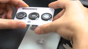 WSKEN Pelindung kamera iphone16 / Pro / Plus / ProMax Bingkai paduan / Kaca yang dikeraskan HD / Tahan jatuh dan goresan High Quality Camera Tempered Glass