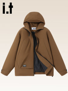 izzue | Thickened Insulated Work Jacket For Men Hooded
